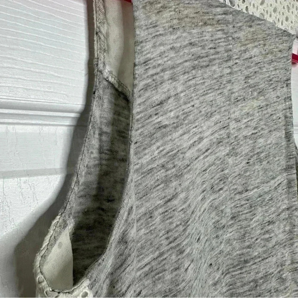 J. Crew Tank Top Lace Grey & White  Size Extra Small - Picture 13 of 16